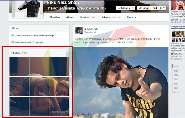 facebook profile wall design