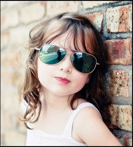 Cute Little Girl with Goggles