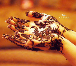 Mehandi hand dp for girls